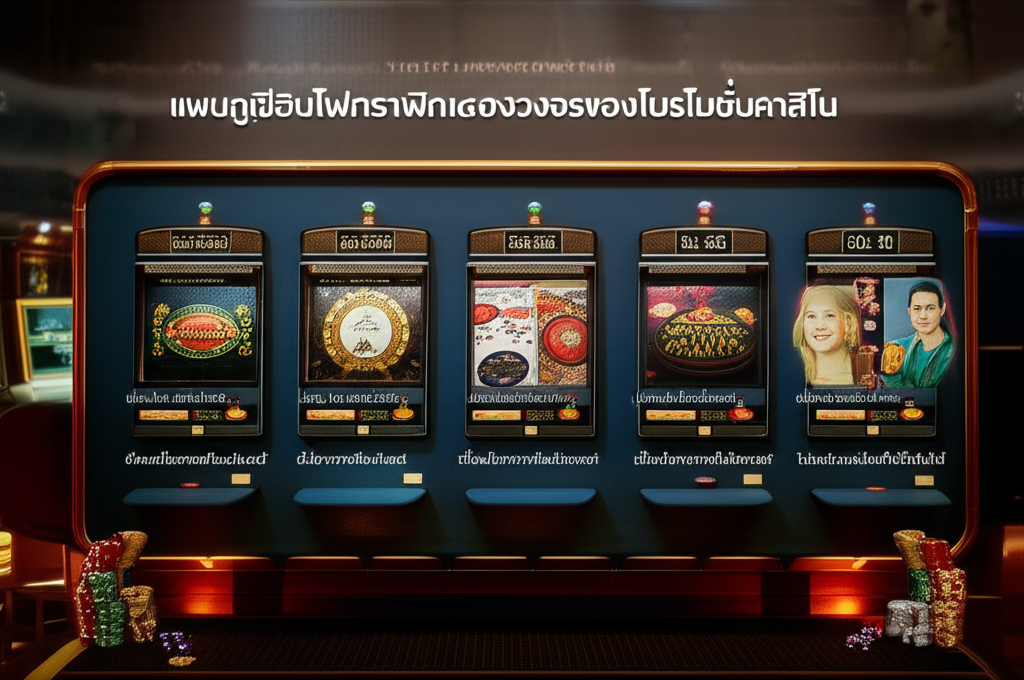 แผนภูมิอินโฟกราฟิกแสดงวงจรของโปรโมชั่นคาสิโน ตั้งแต่การดึงดูดด้วยโบนัส เงื่อนไขการเทิร์นโอเวอร์ ไปจนถึงผลลัพธ์ที่เป็นไปได้